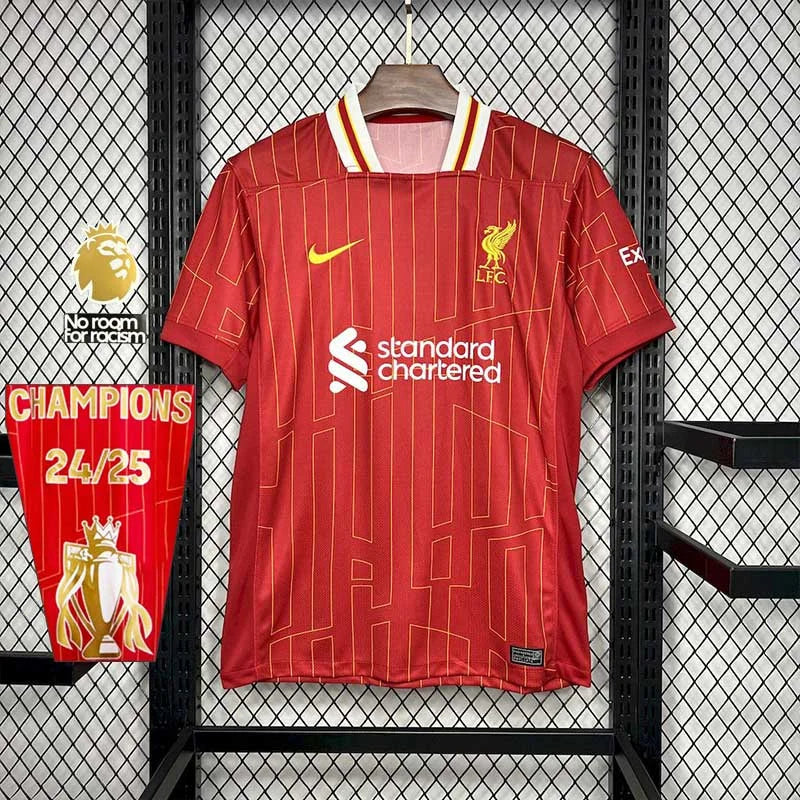 2024/2025 Liverpool Champions Home Football Shirt image 1