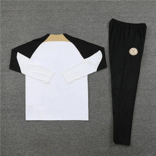 2023/2024 Chelsea Half-Pull Tracksuit White