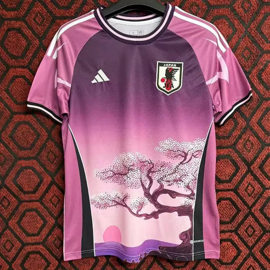 23-24 Japan Purple Pink Special Edition Fans Training Shirts (Purple Sun)