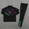 2023/2024 Bayern Munich Half-Pull Tracksuit Black