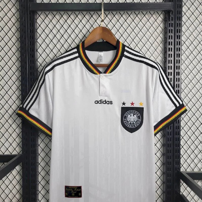 1996 Germany Home Retro Football Shirt image 3
