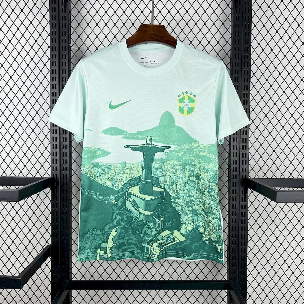 2026 Brazil Green Rio Special Edition Football Shirt image 1