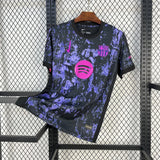 2025/2026 Barcelona Black Purple Abstract Special Edition Football Shirt image 1