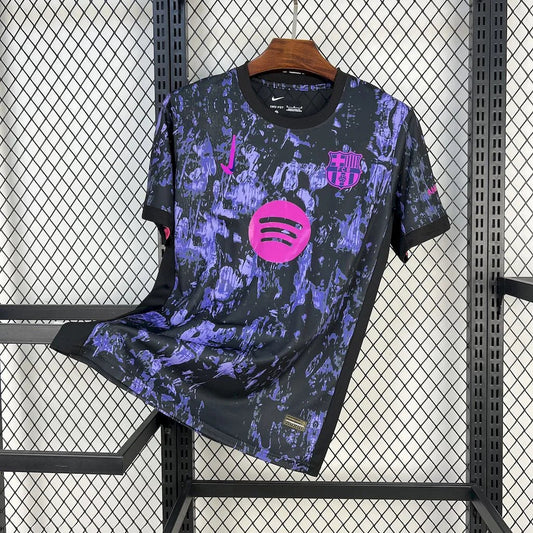 2025/2026 Barcelona Black Purple Abstract Special Edition Football Shirt image 1