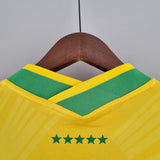 2022 Brazil Classic Yellow Football Shirt image 3