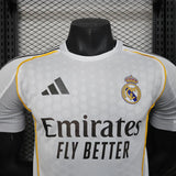 2025/2026 Player Version Real Madrid Home Football Shirt - Premium Version