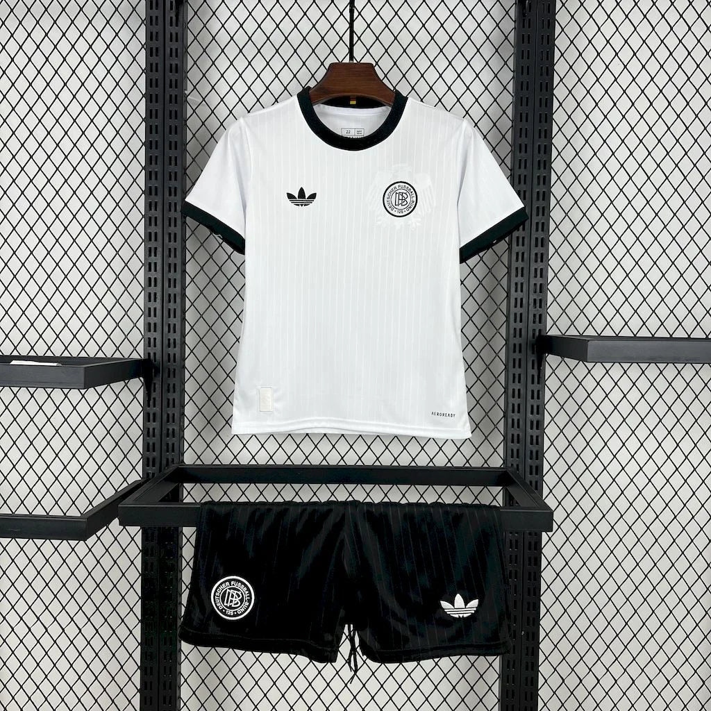 2025/2026 Kids Germany White 125th Anniversary Football Kit image 1