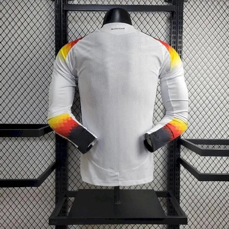2024 Germany Home Long Sleeve Player Version Football Shirt image 2
