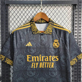 2023/2024 Real Madrid Black Gold Monogram Special Edition Football Shirt image 4