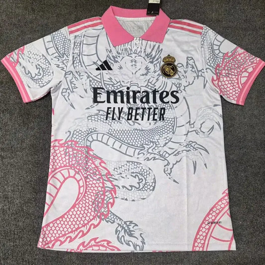 25-26 RMA Pink White Polo Short Sleeve