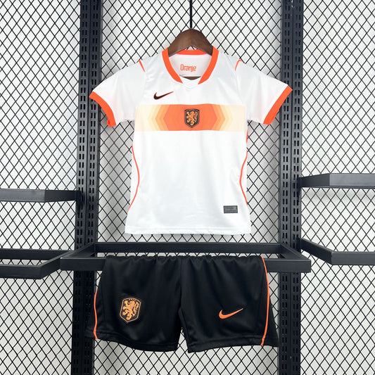 2026 Kids Netherlands Away World Cup Football Kit image 1