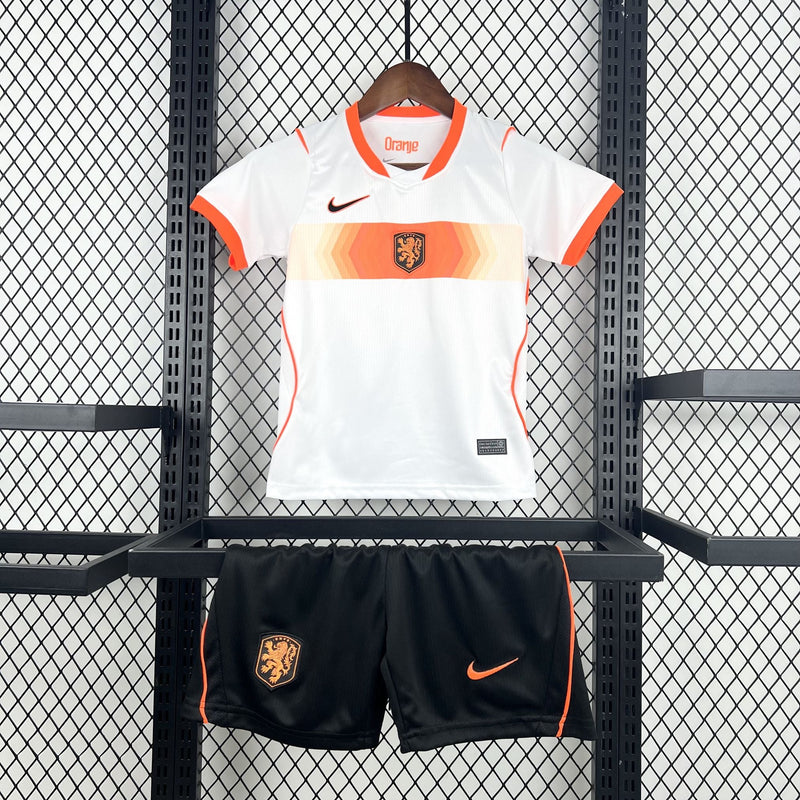 2026 Kids Netherlands Away World Cup Football Kit image 1
