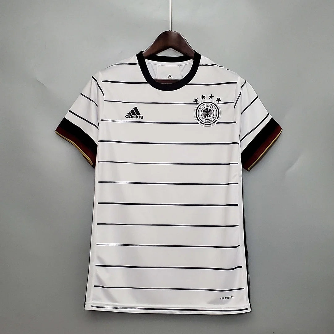 2020 Germany Home Retro Football Shirt image 1