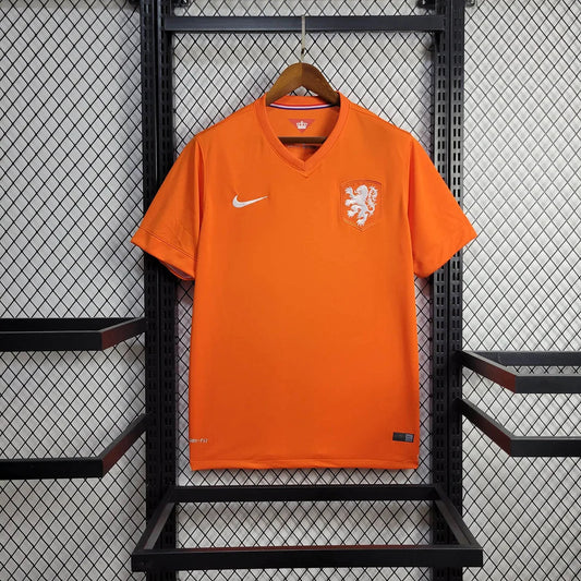 2014 Netherlands Home Retro Football Shirt image 1