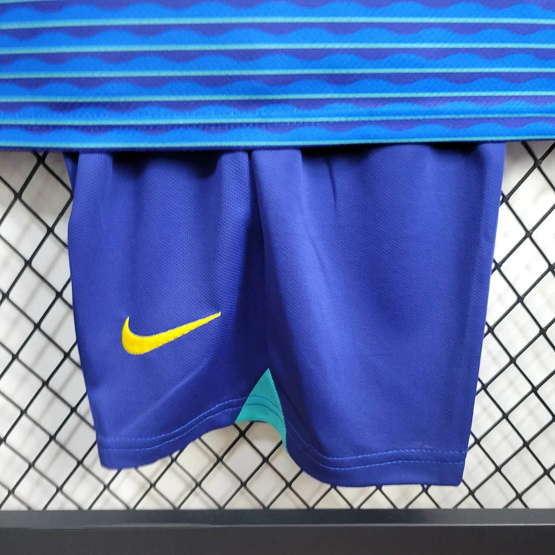 2024 Kids Brazil Away Football Shirt image 7