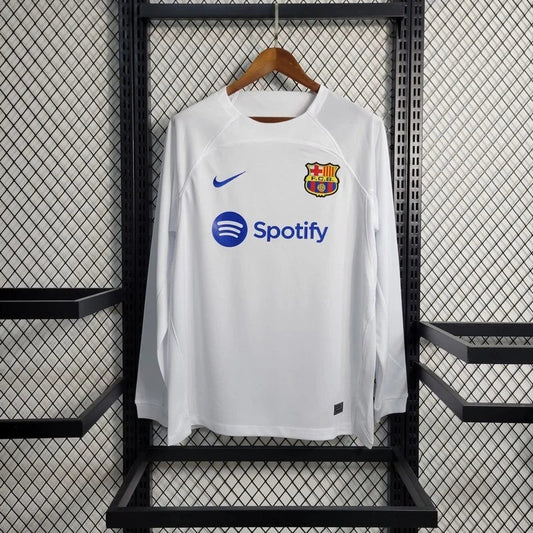 2023/2024 Barcelona Away Long Sleeve Football Shirt image 1