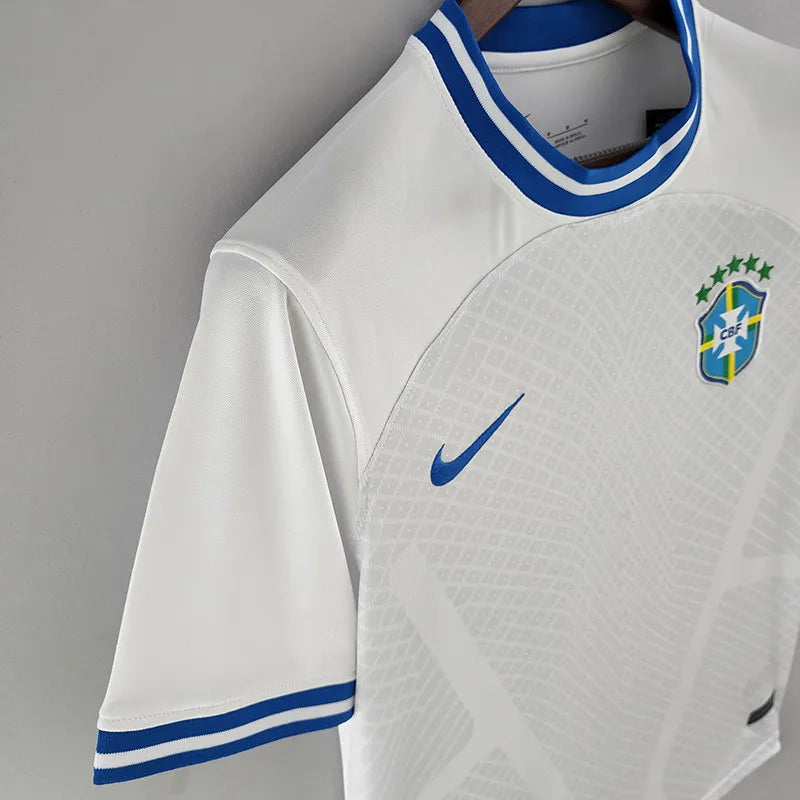 Maillot de football blanc pour supporters du Brésil 2022-23 Concept Edition