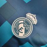 2017/2018 Real Madrid Third Long Sleeve Retro Football Shirt image 4