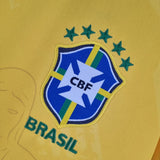 2022 Brazil Classic Yellow Football Shirt image 8