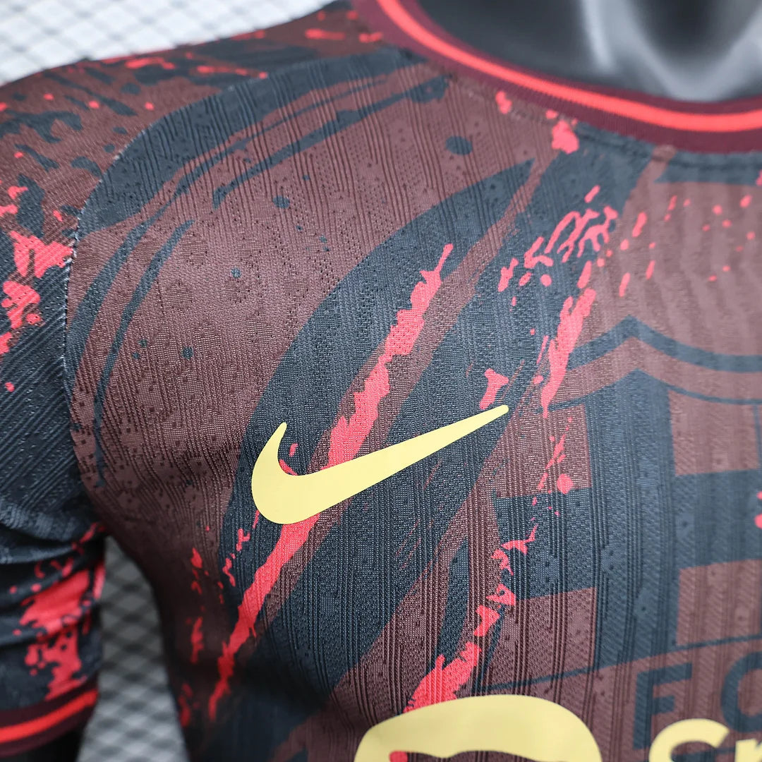 2025/2026 Barcelona Red Black Special Edition Player Version Football Shirt image 4