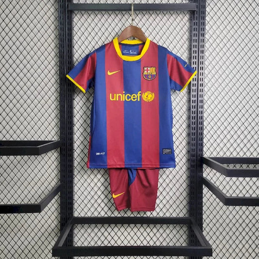 2010/2011 Kids Barcelona Home Retro Football Shirt image 1