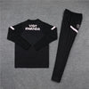 2021/2022 PSG Paris Saint-Germain Half-Pull Tracksuit Black