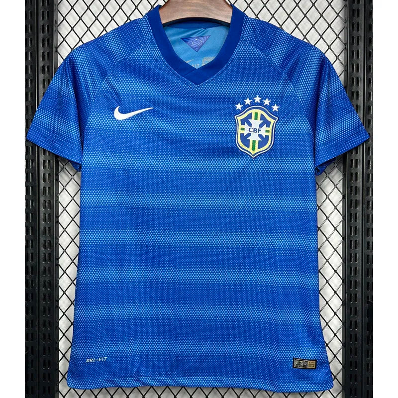 2014 Brazil Away Retro Soccer Jersey