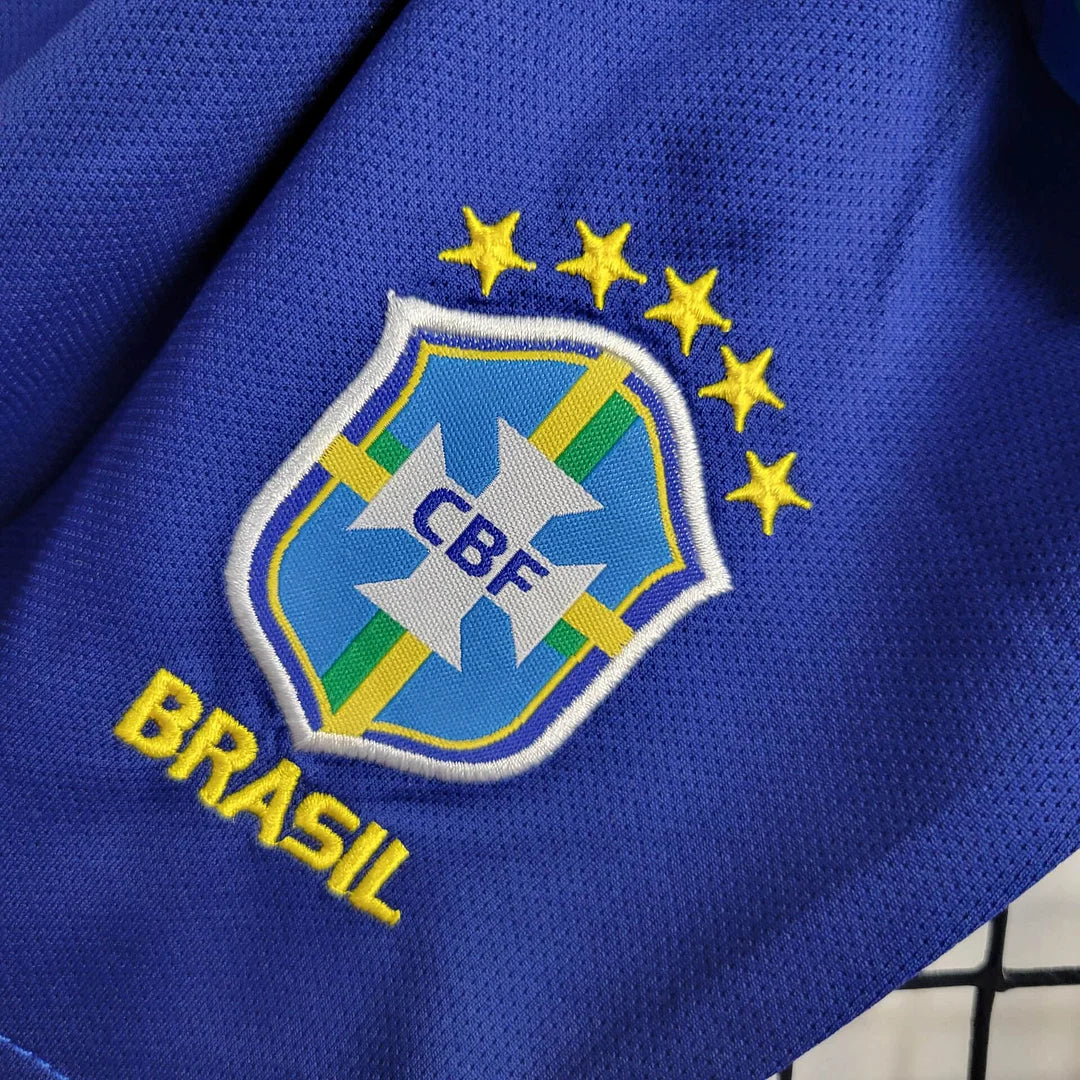 2024 Kids Brazil Away Football Shirt image 8