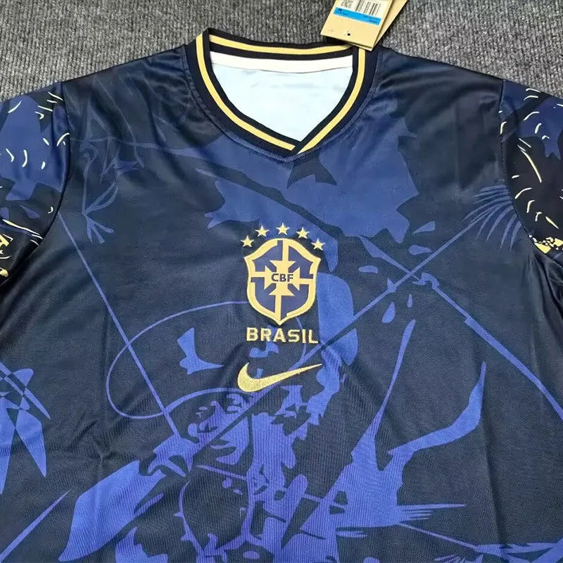 25-26 Brazil Azure Dark Blue Special Edition Training shirts