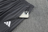 2025/2026 Arsenal Half-Pull Black Grey Tracksuit