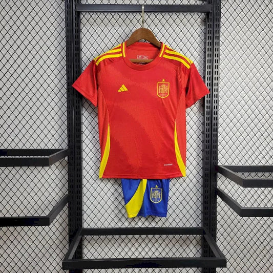 2024 Kids Size Spain Home Football Shirt