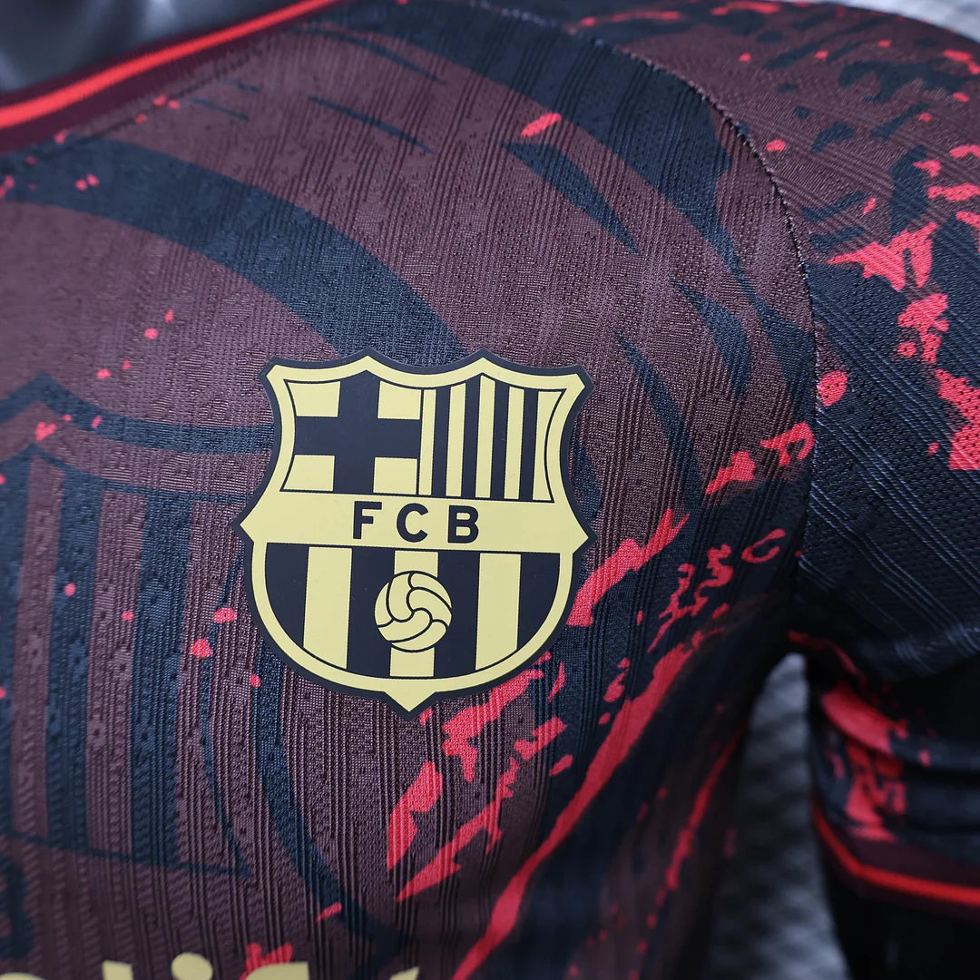 2025/2026 Barcelona Red Black Special Edition Player Version Football Shirt image 5
