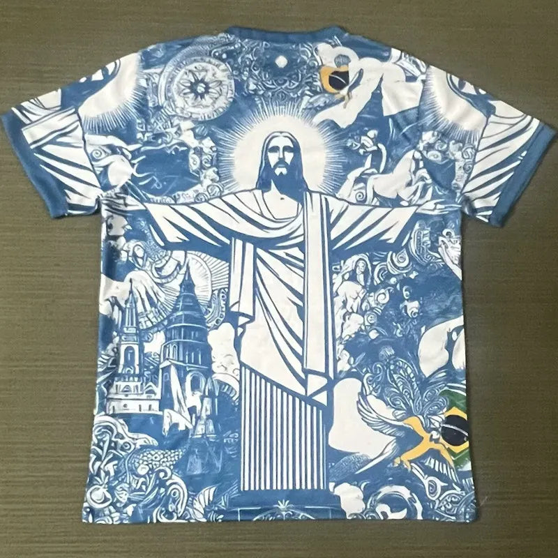 25-26 Brazil Blue Special Edition Fans Soccer Jersey