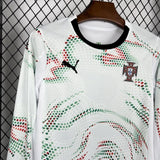 2025 Portugal Long Sleeve Away Football Shirt - Kids image 4