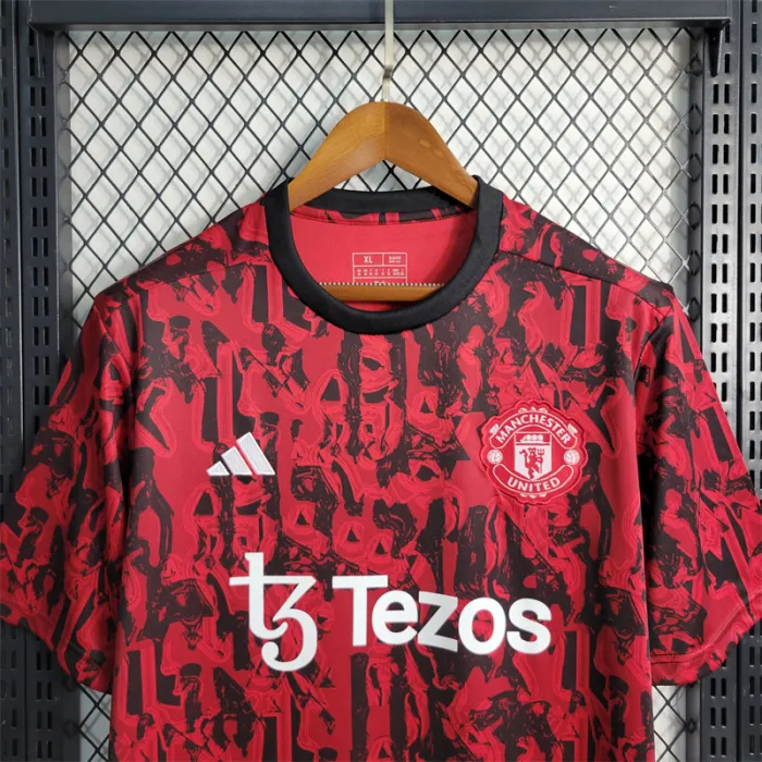 2023/2024 Manchester United Pre-Match Football Shirt