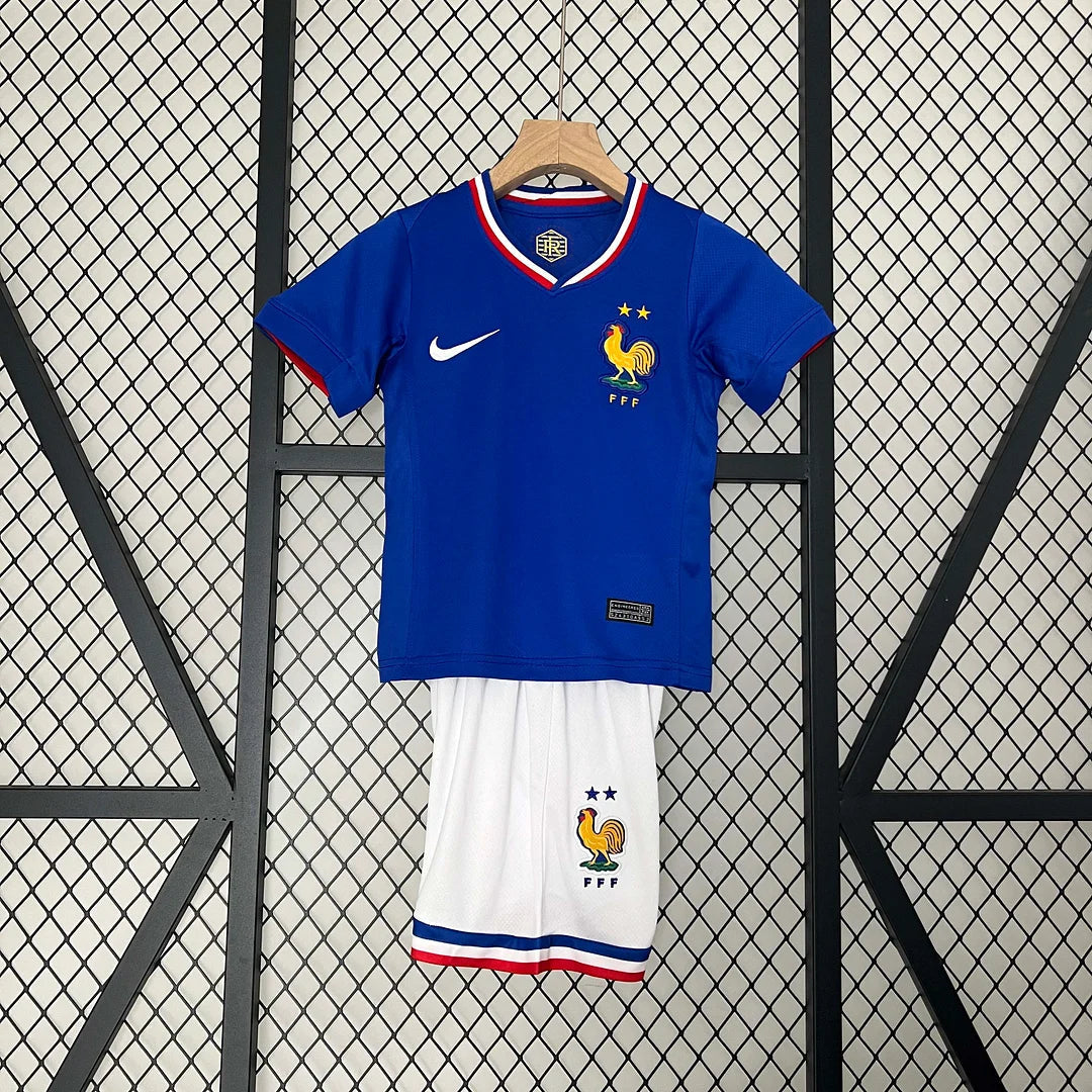 2024 Kids France Home Football Shirt image 1