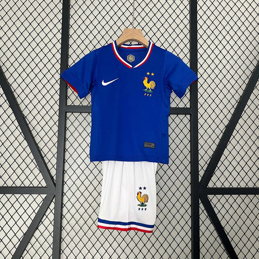 2024 Kids France Home Football Shirt image 1