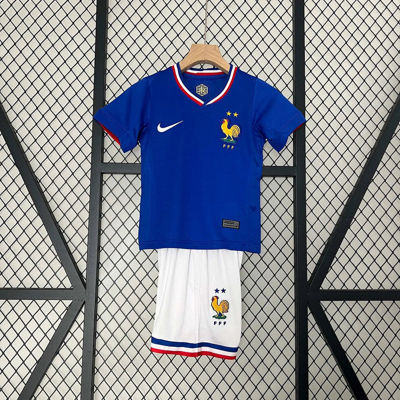 2024 Kids France Home Football Shirt image 1