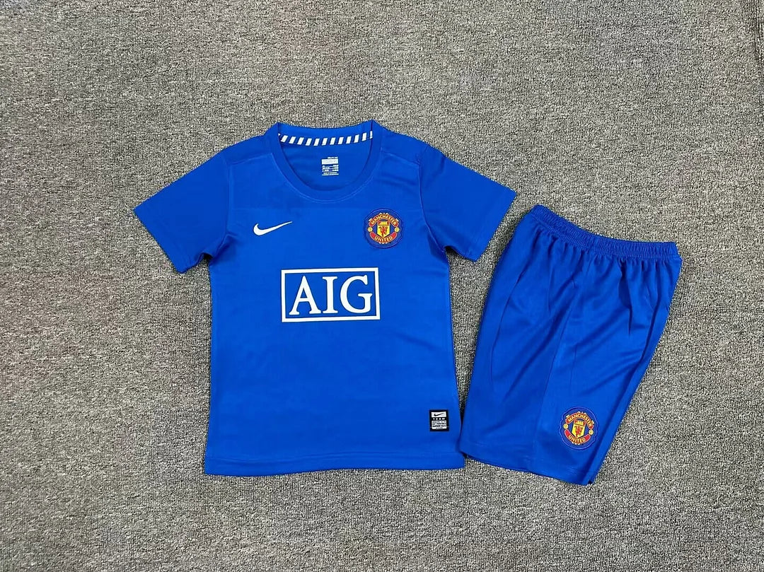 2007/2008 Manchester United Retro Away Football Shirt - Kids