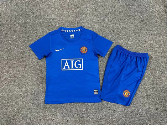 2007/2008 Manchester United Retro Away Football Shirt - Kids