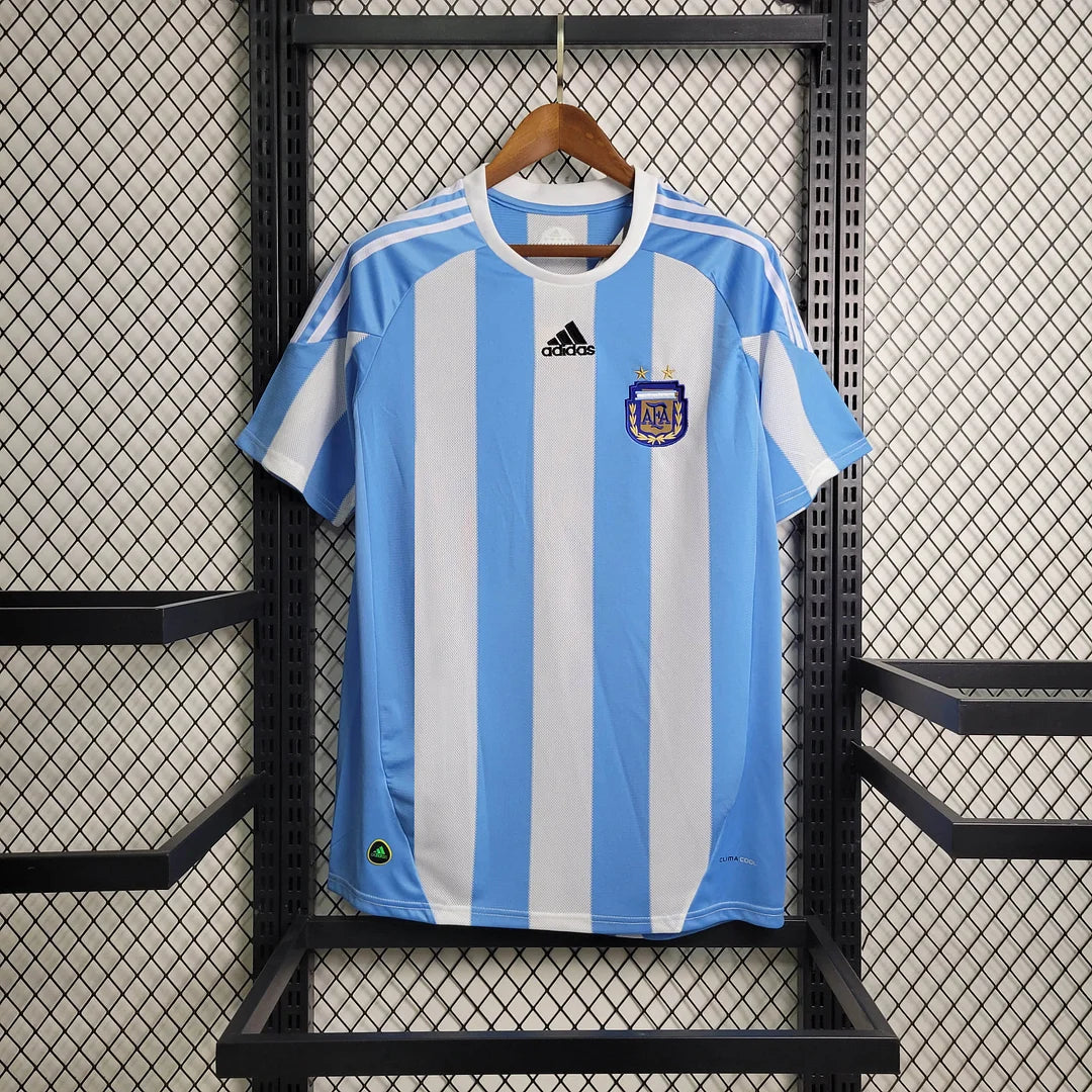 2010 Argentina Home Retro Football Shirt image 1