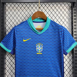 2024 Kids Brazil Away Football Shirt image 3
