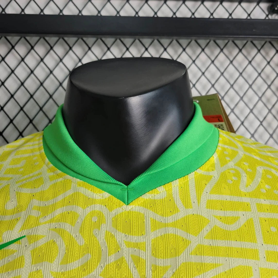 2024 Brazil Home Player Version Football Shirt image 9