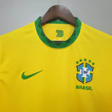 2020 Brazil Home Retro Football Shirt image 3