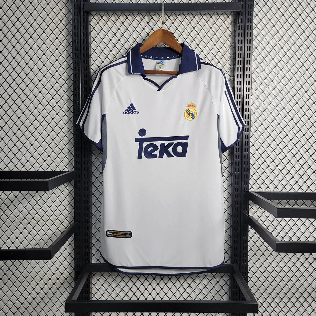 2000/2001 Real Madrid Home Retro Football Shirt image 1