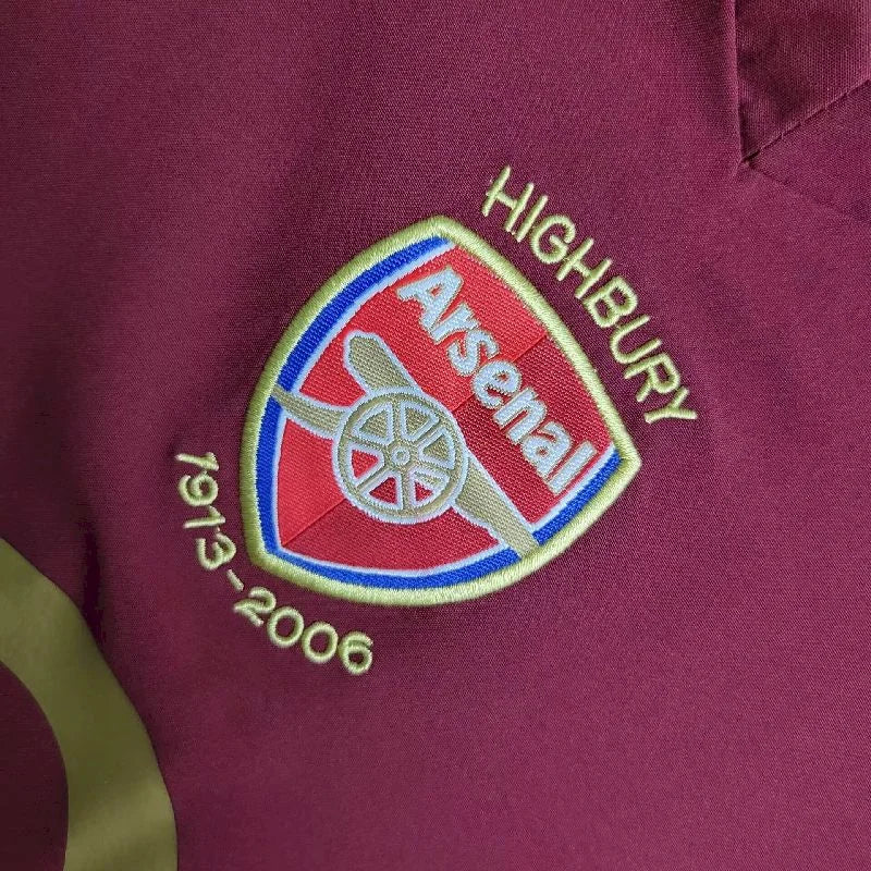 2005/2006 Kids Arsenal Home Retro Football Shirt image 7