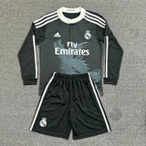 2014/2015 Kids Real Madrid Third Long Sleeve Retro Football Shirt image 1