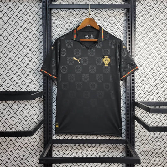 2026 Portugal Black Gold Special Edition Football Shirt image 1