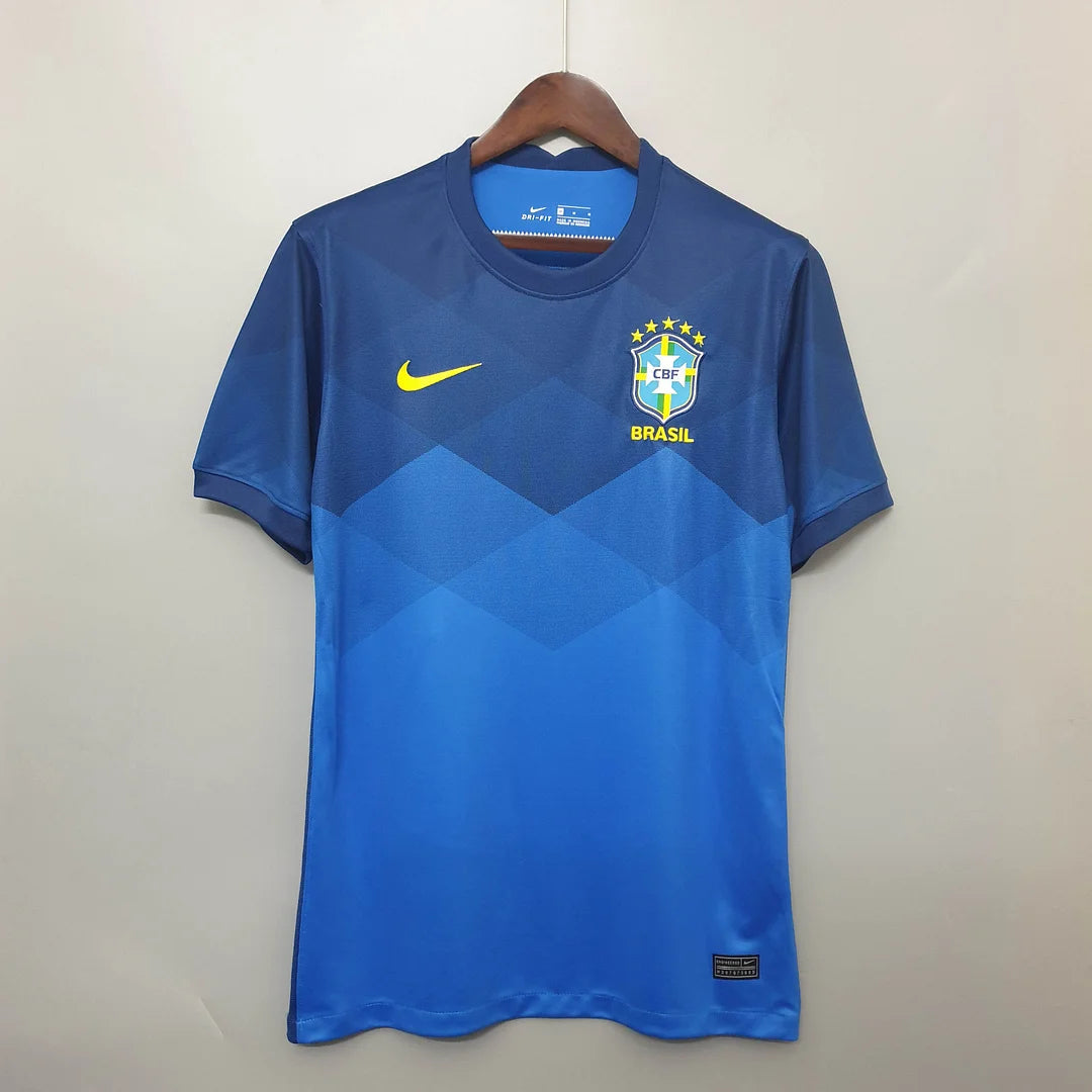 2020 Brazil Away Retro Football Shirt image 1
