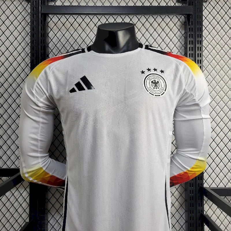 2024 Germany Home Long Sleeve Player Version Football Shirt image 3